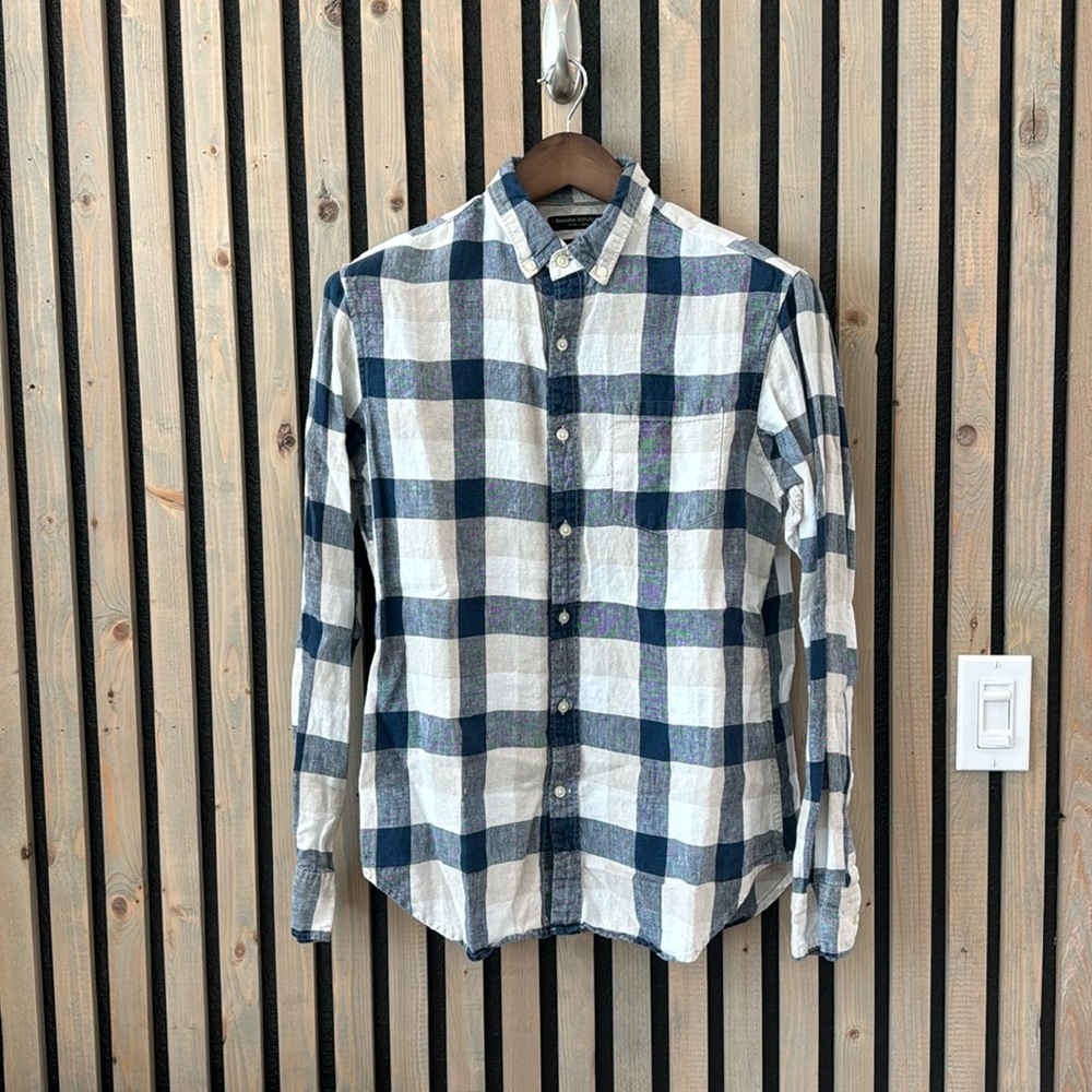 Banana Republic Camden Fit Linen Shirt - S